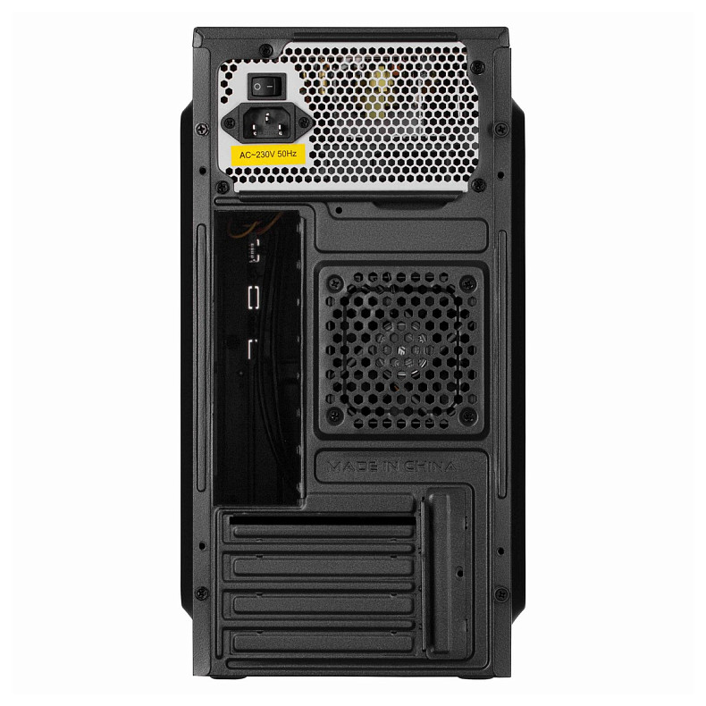 Корпус 2E TeamX TMX04, з БЖ 2E ATX500W, 2xUSB3.0, 1x80мм, VGA 220мм, mATX, чорний