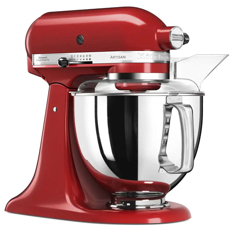 Кухонний комбайн KitchenAid Artisan 4,8 л 5KSM175PSEER з відкидним блоком червоний