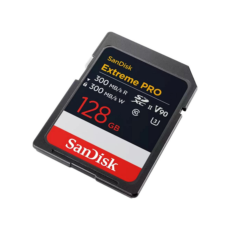 Карта памяти SanDisk SD 128GB C10 UHS-II U3 ??R300/W300MB/s Extreme Pro V90