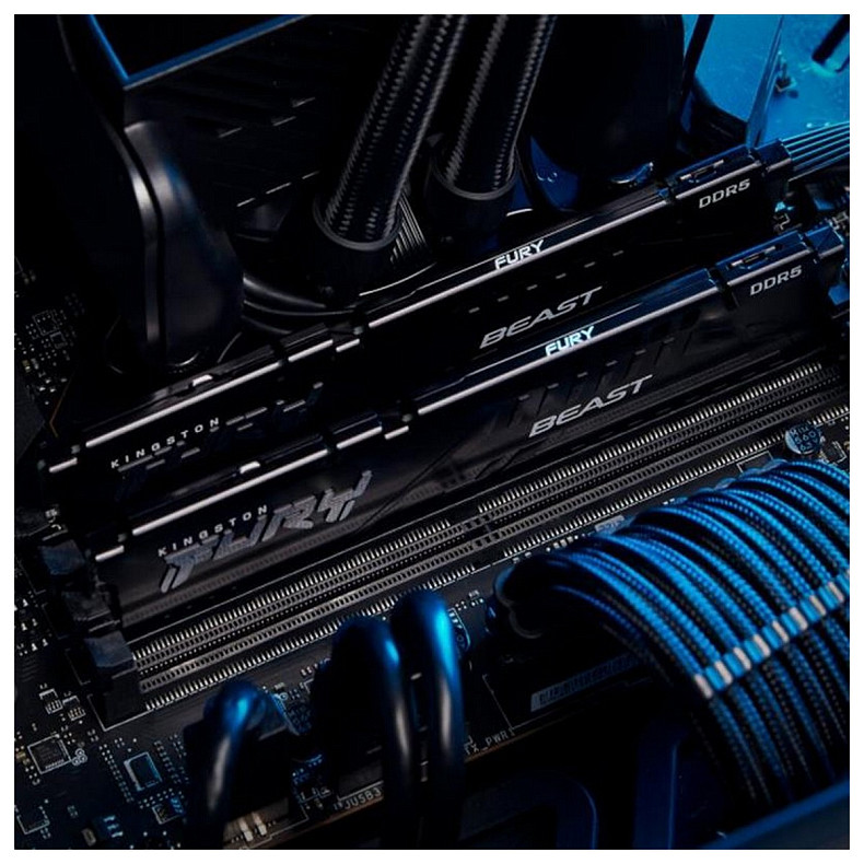 ОЗУ Kingston Fury Beast Black DDR5 2x32GB/6000 (KF560C30BBK2-64)