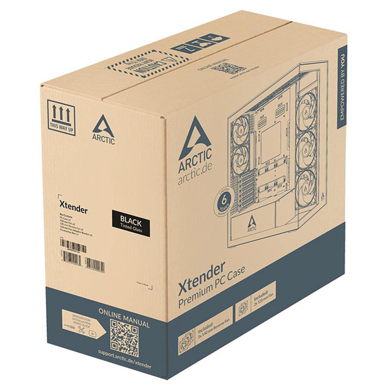 Корпус Arctic XTENDERVG B W/O PSU EATX (ACPCC00016A)