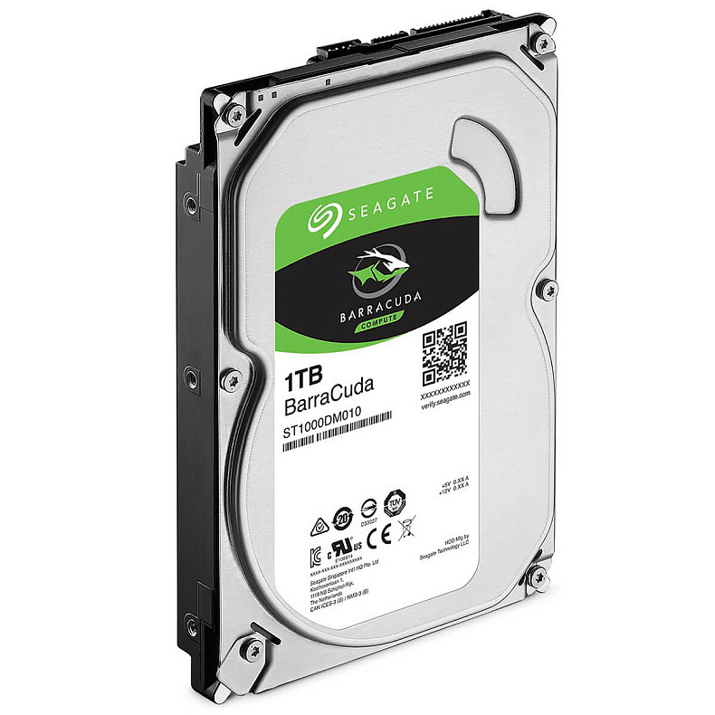 Жесткий диск Seagate BarraCuda 1.0TB 7200rpm 64MB (ST1000DM010)