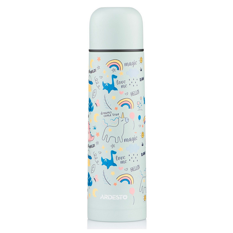 Термос Ardesto Magic 500мл, нержавіюча сталь, сірий (AR2650KMA)