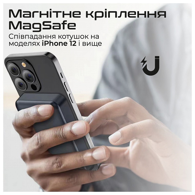 Универсальная мобильная батарея Promate LucidPack-10 10000mAh 20W Black (lucidpack-10.black)