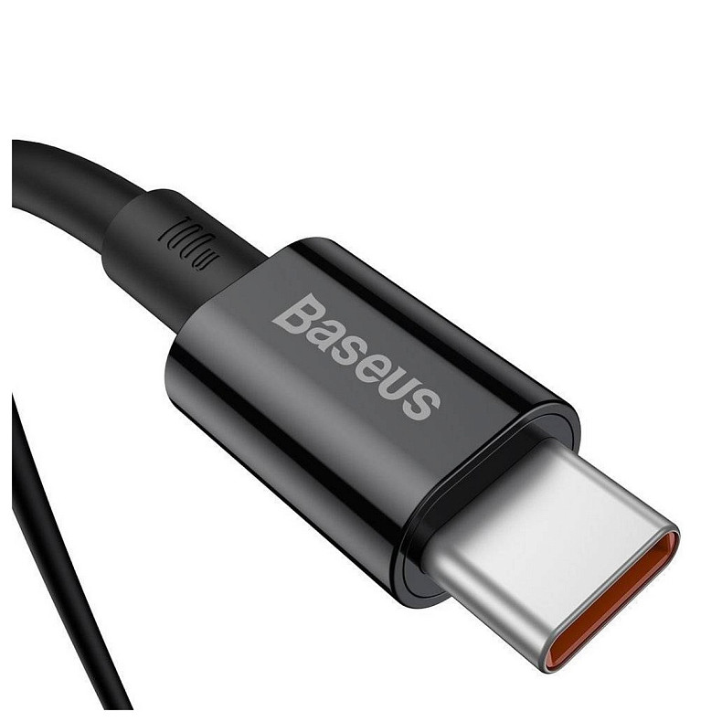 Кабель Baseus Superior Fast Charging USB-C-USB-C, 2м Black (CATYS-C01)