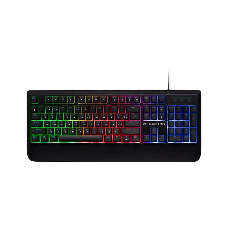 Клавіатура 2E Gaming KG325UB LED Ukr Black USB (2E-KG325UB)