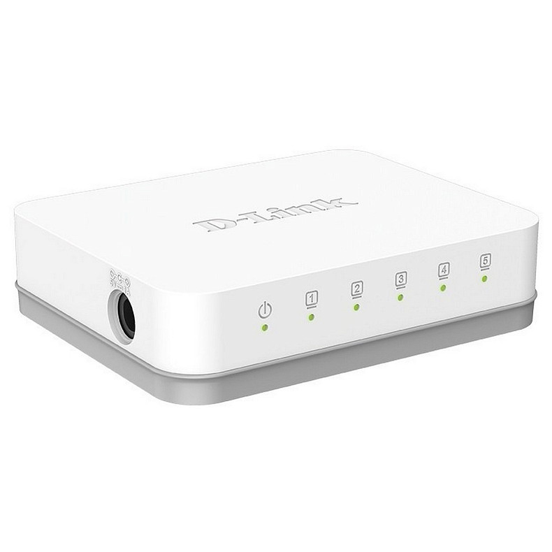 Комутатор D-Link GO-SW-5G/E 5xGE, Некерований