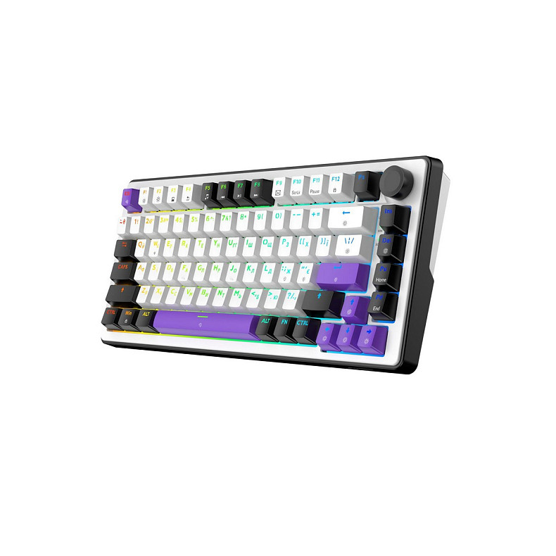 Клавиатура Hator Hellyberry HK75 White/Violet