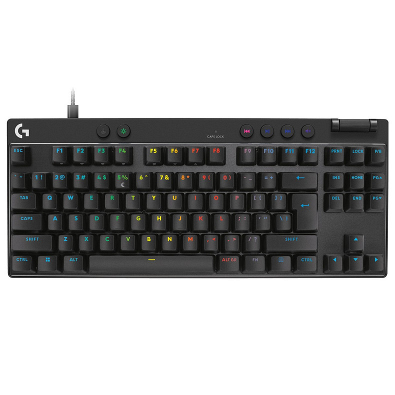 Клавіатура Logitech G PRO X TKL Rapid Black (920-013233)