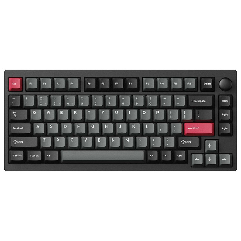 Клавіатура Lemokey P1 Pro 84Key, Keychron Super Red, WL/BT/USB-A, QMK/VIA, Hot-Swap