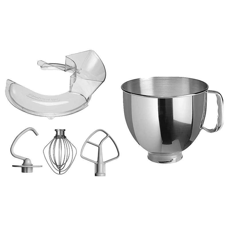 Кухонний комбайн KitchenAid Artisan 4,3 л 5KSM95PSEMC з відкидним блоком колір хром