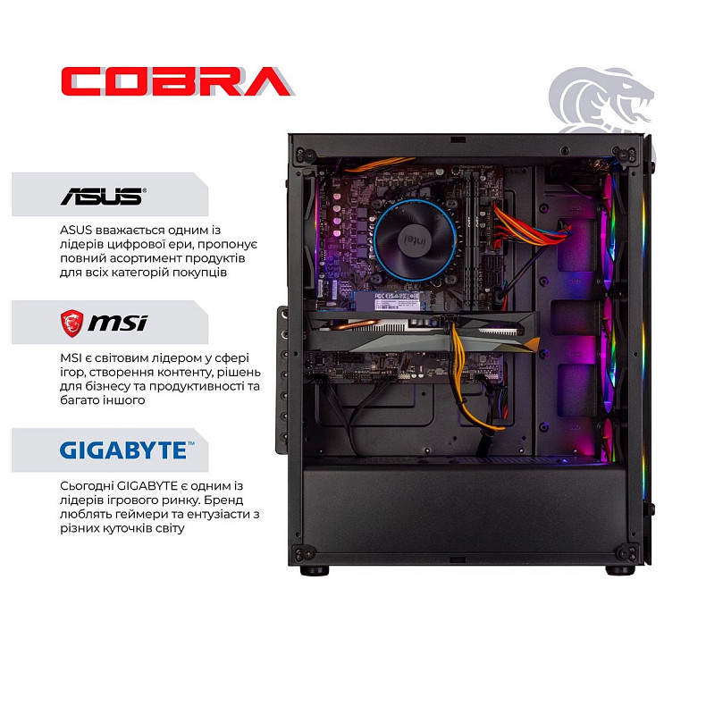 Персональний комп'ютер COBRA Advanced (I11F.16.S2.165.2520)