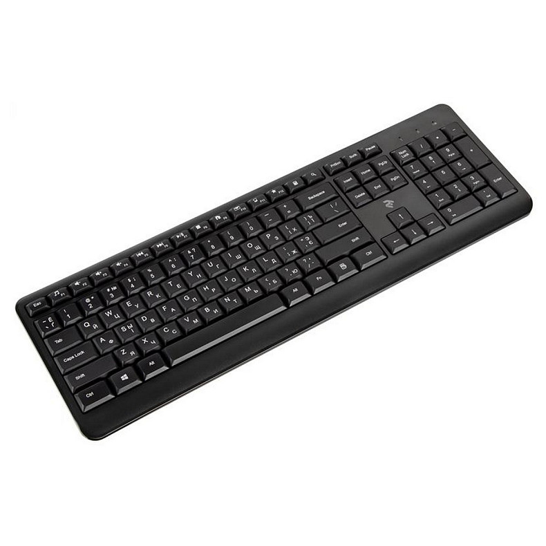 Клавіатура 2E KS220 WL Ukr Black USB (2E-KS220WB)