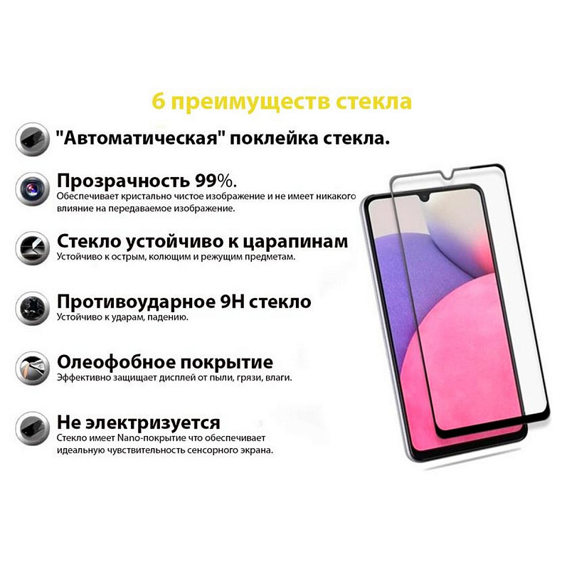 Защитное стекло BeCover для Samsung Galaxy A33 5G SM-A336 Black (707321)