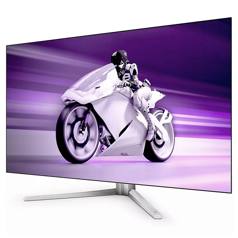 TFT 42" Philips 42M2N8900, OLED 4K UHD, 138Hz, 0.1ms, 2хHDMI, DP, USB-C, USB-hub, HAS, белый