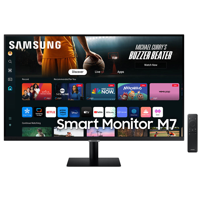 Монітор Samsung SMART 4K VA 32",3840*2160,60 Гц LS32DM702UIXUA