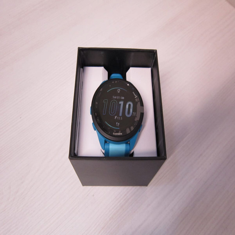 Спортивные часы GARMIN Forerunner 165 Music Turquoise/Aqua - Поврежденная упаковка