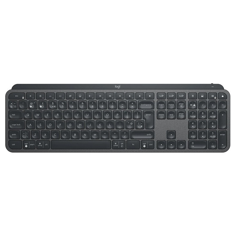 Клавиатура Logitech MX Keys Advanced for Business Wireless Illuminated UA Graphite (920-010251)