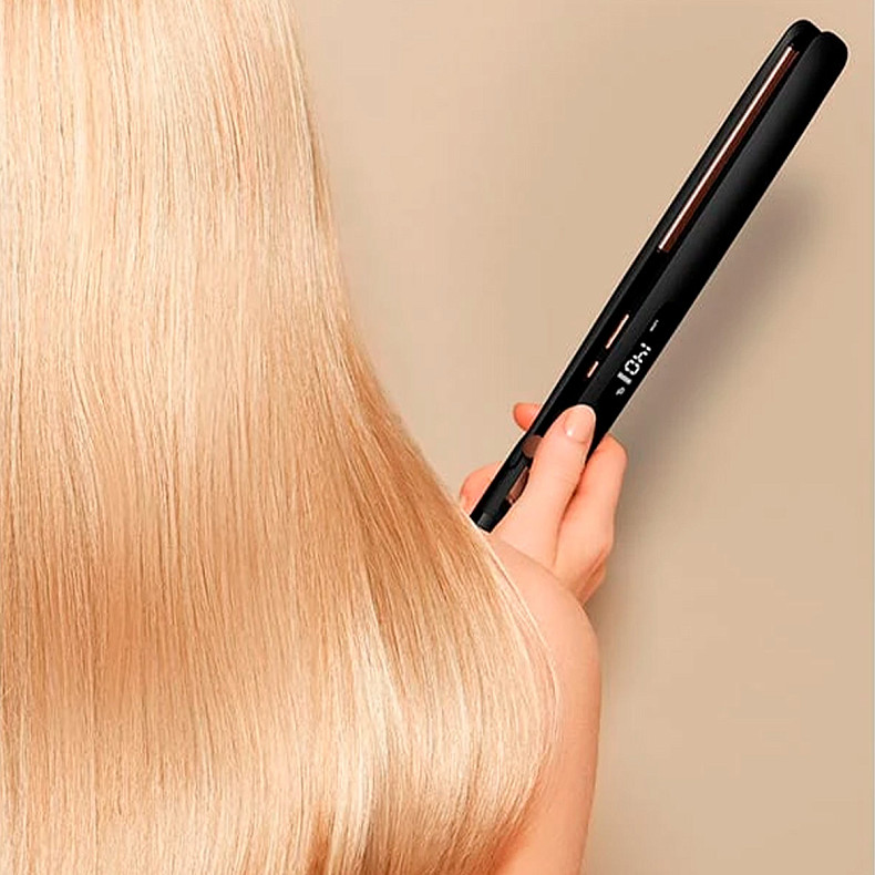 Выпрямитель для волос Polaris PHS 3111 Черный/Розовое золото