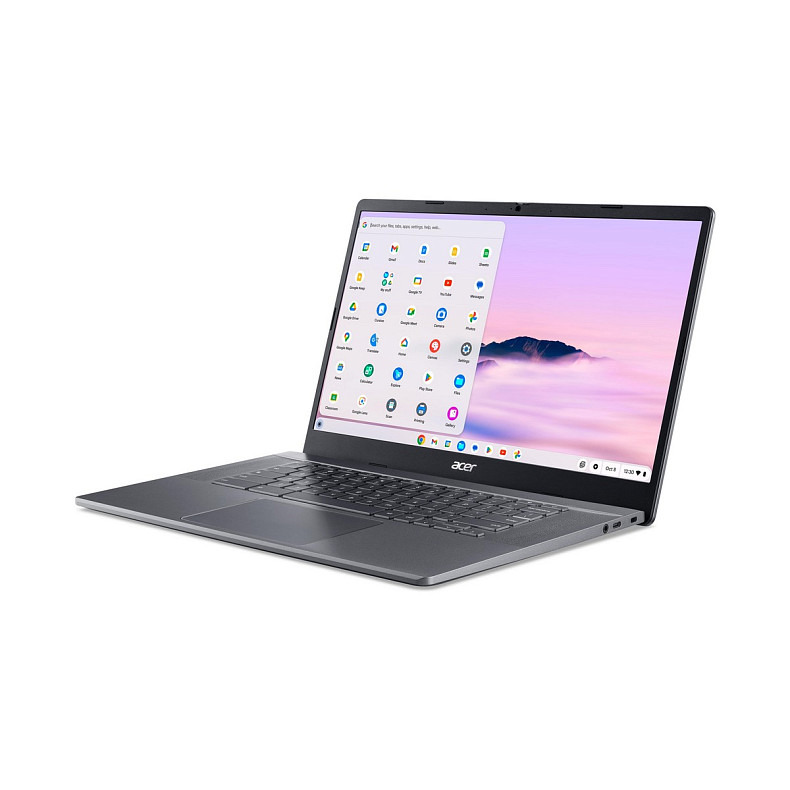 Ноутбук Acer Chromebook Plus CB515-2H 15" FHD IPS, Intel i5-1235U, 16GB, F512GB, UMA, ChromeOS, сіри
