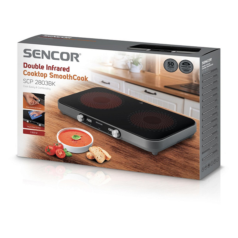 Электроплитка Sencor SCP2803BK