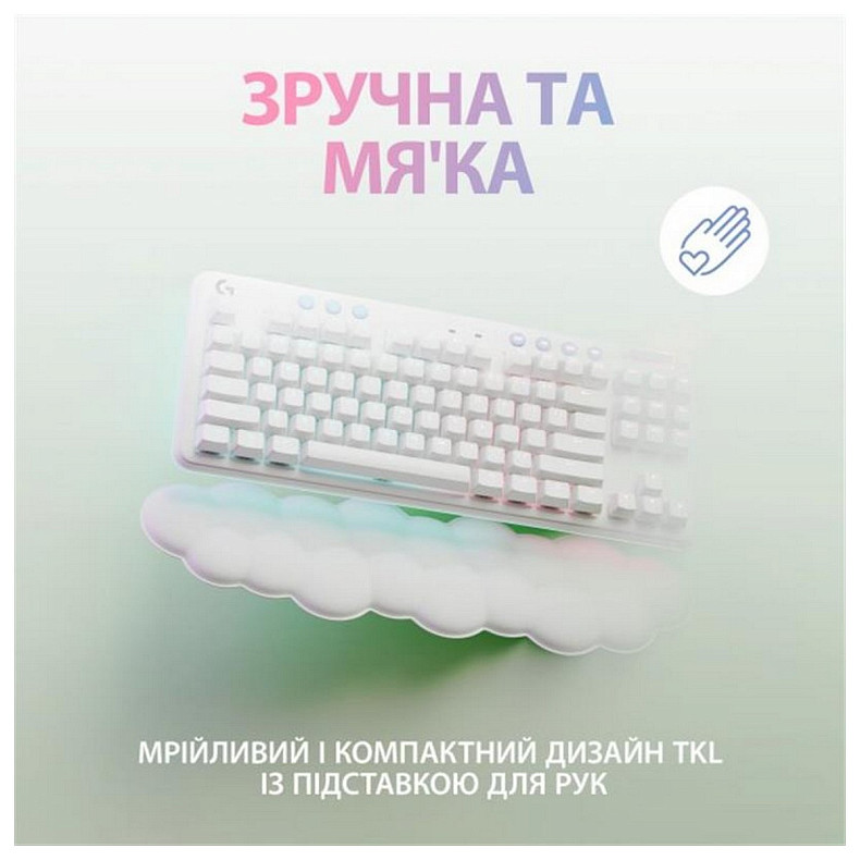 Клавіатура Logitech G715 Tactile White USB (920-010465)