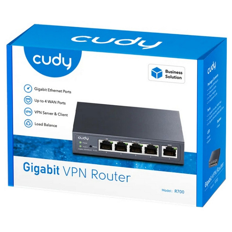 Маршрутизатор Cudy R700, Gigabit Multi-WAN VPN Router