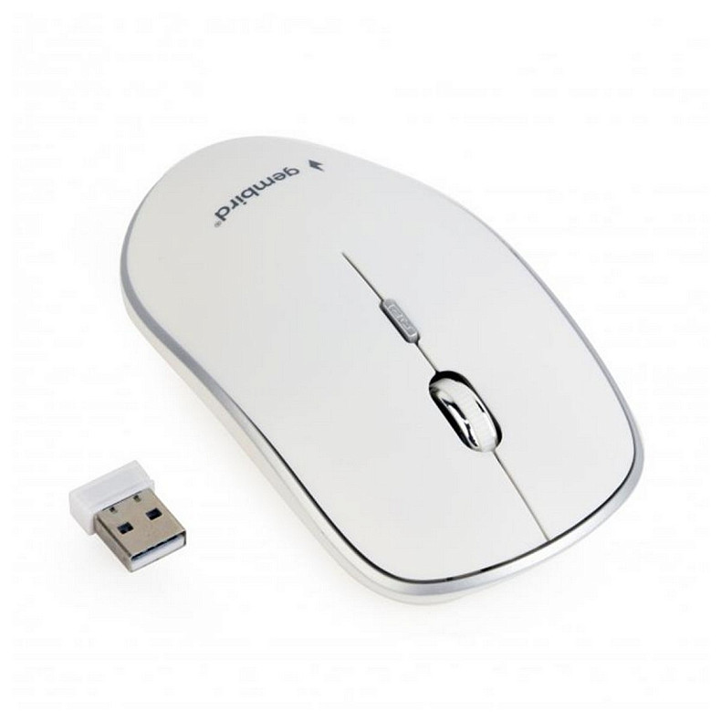 Мишка Gembird MUSW-4B-01-W White USB