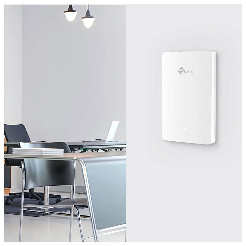 Точка доступа TP-LINK EAP615 WALL AX1800 в 1xGE от 3xGE PoE MU-MIMO