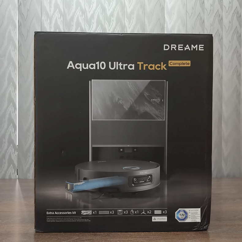 Робот-пылесос моющий Dreame Aqua 10 Ultra Roller Complete Black - Уценка
