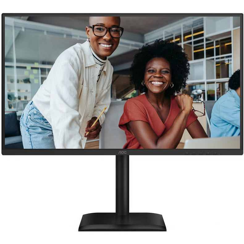 Монітор AOC 27" Q27E4U, QHD, 120Hz, HDMI, DP, USB-hub, HAS, Pivot, колонки