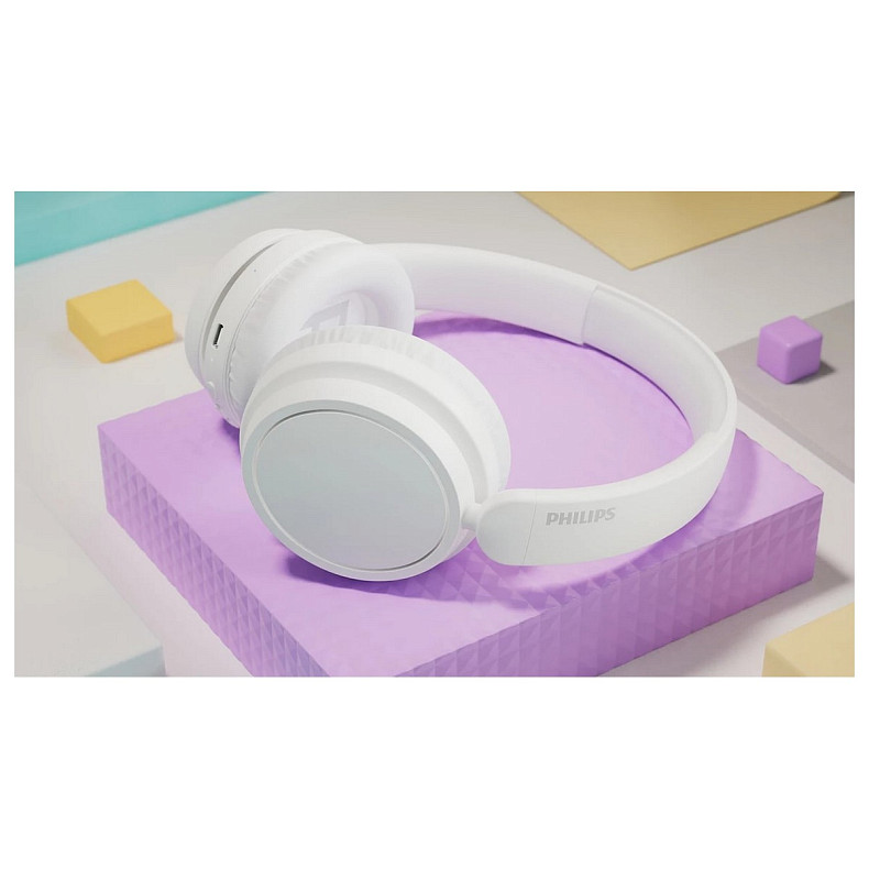 Наушники Philips TAH5209 Over-ear SBC Wireless Mic White (TAH5209WT/00)