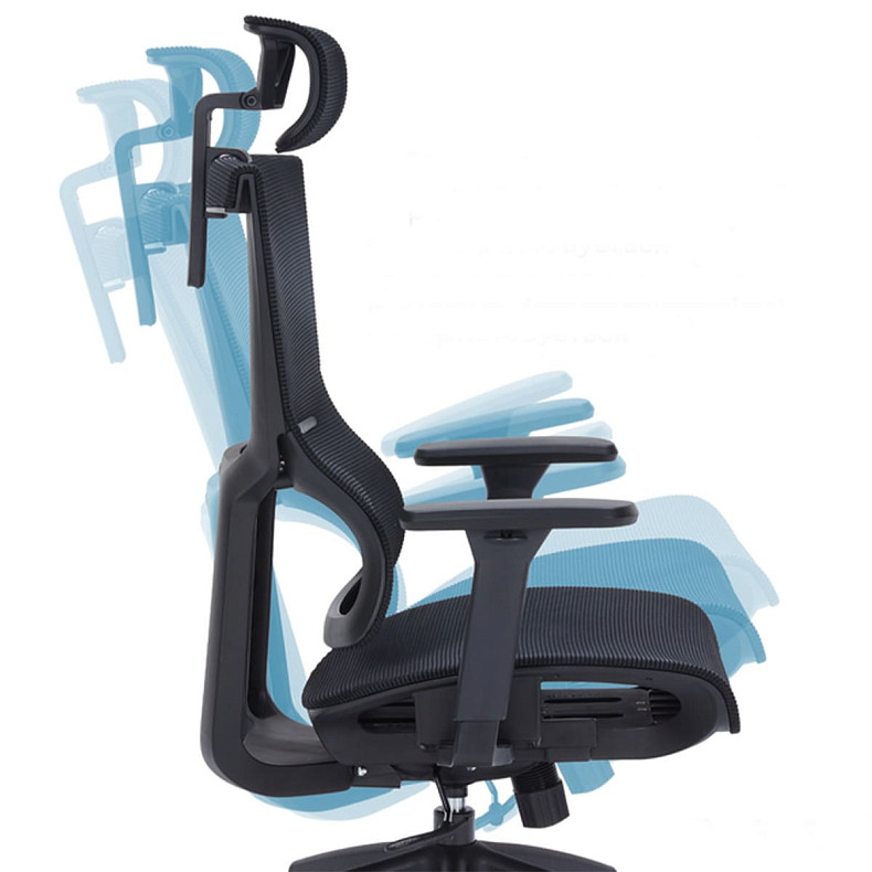 Крісло офісне OfficePro Elegant OC660-B-B-B