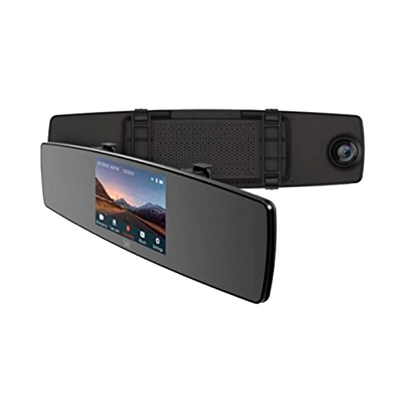 Видеорегистратор YI Mirror Dash Camera Black (+ камера заднего вида) (Международная версия) (YI-89029)