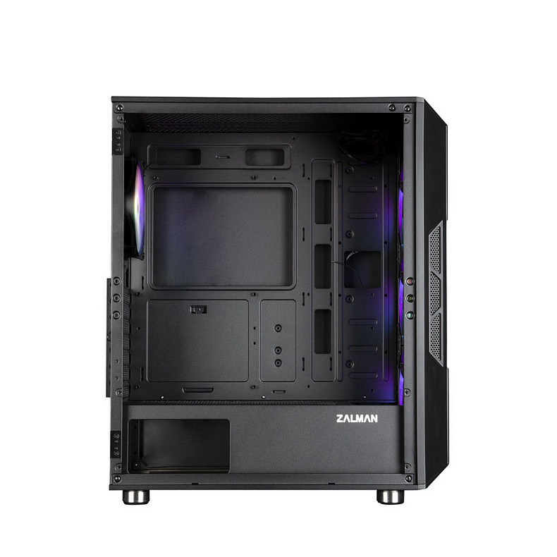 Корпус Zalman I3 Neo, без БЖ, 1xUSB3.0, 2xUSB2.0, 4x120mm RGB, TG Side Panel, ATX, чорний