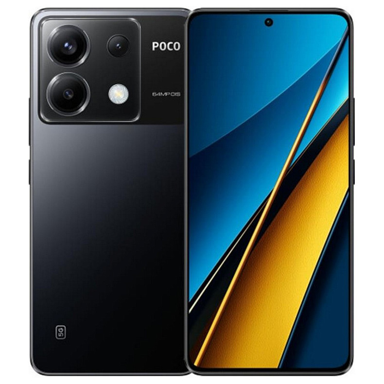 Смартфон Xiaomi Poco X6 5G 12/256GB Dual Sim Black EU_