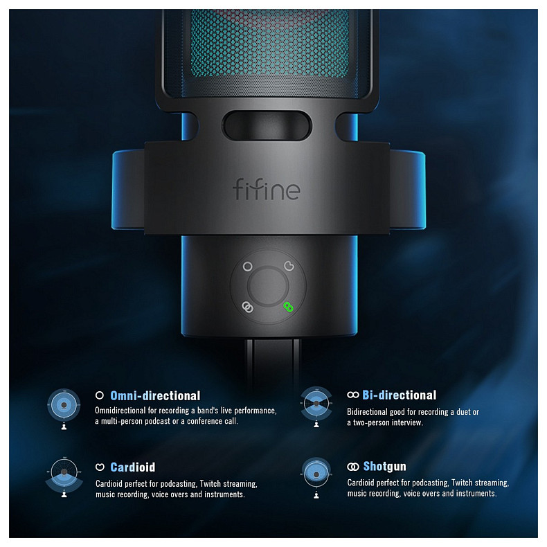 Микрофон Fifine Ampliagame A8 Plus RG