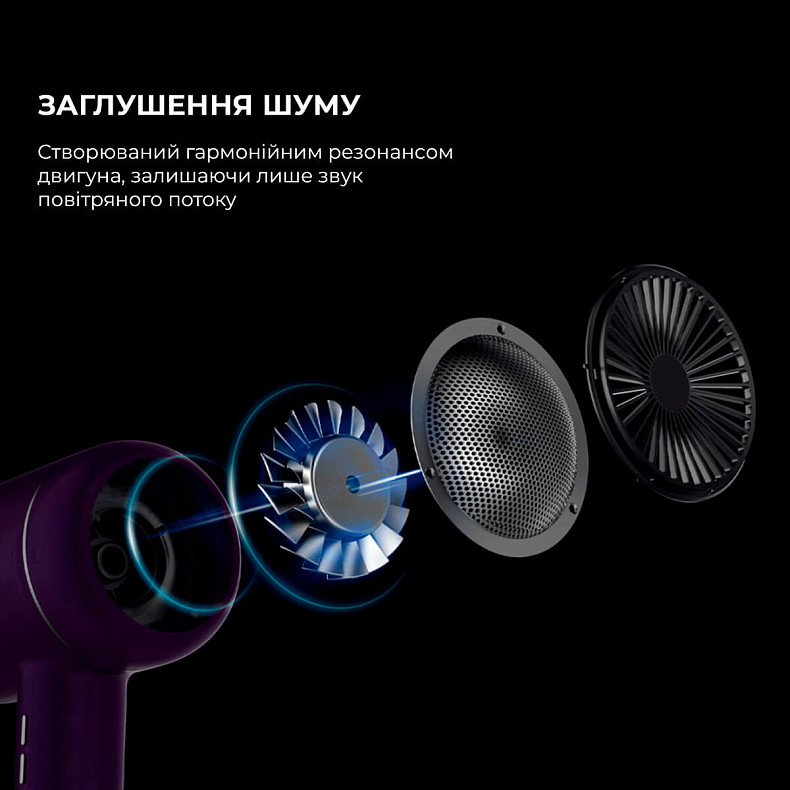 Фен для волос Jimmy F6 Purple