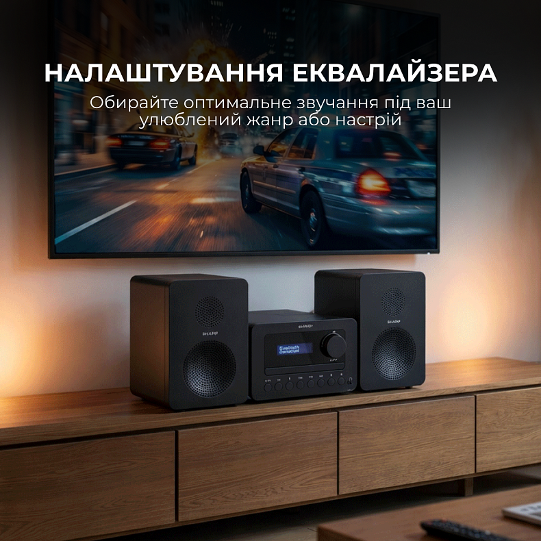 Музичний центр Sharp XL-B520D(BK) Black