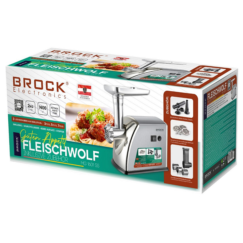 М'ясорубка BROCK  MG 1601 SS