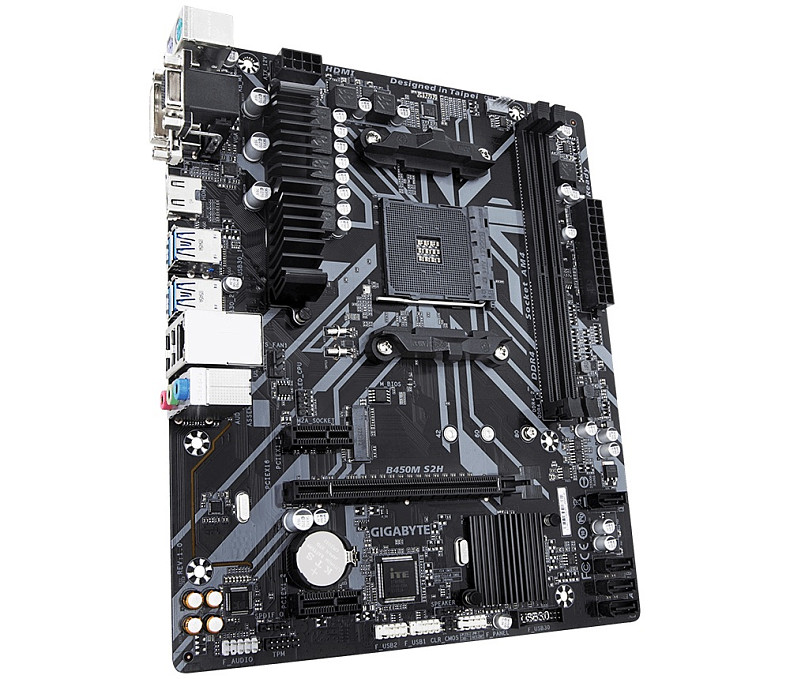 Материнська плата Gigabyte B450M S2H Socket AM4