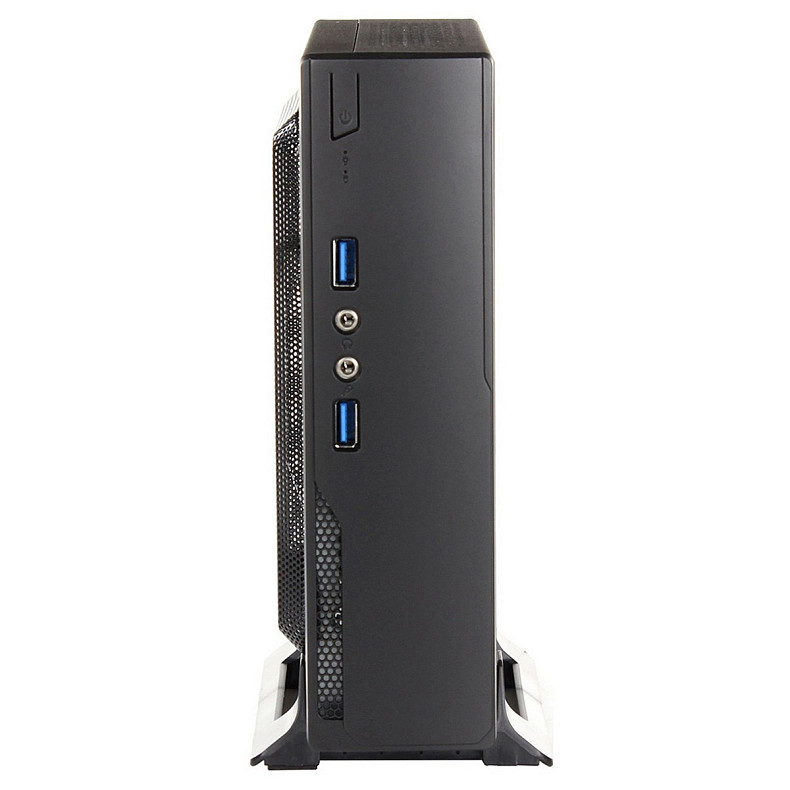 Корпус Casecom M300-2U3 90W 2xUSB3.0 mini-ITX, VESA, Black