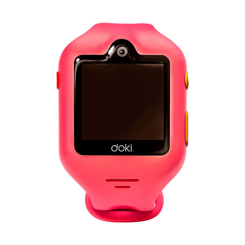 Детские смарт-часы Doki Watch S Dazzle Pink с GPS-трекером и видеозвонками (DOKIWATCH-2101-DP)