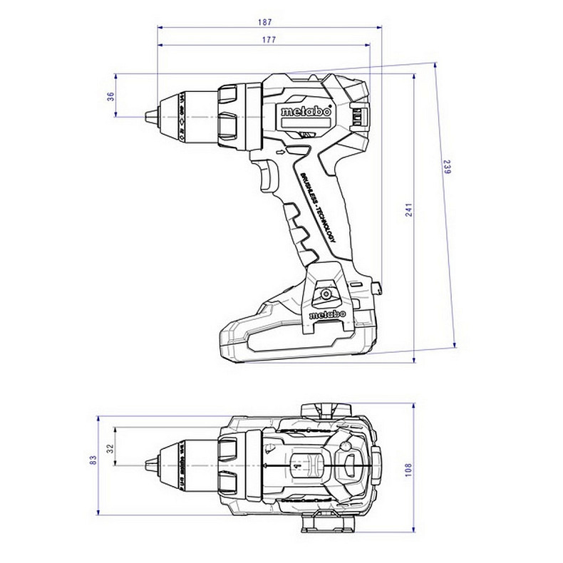 Шурупокрут Metabo BS 18 LT BL (602325890)