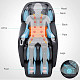 Масажне крісло Naipo MGC-A350 Full Body Music Massage Chair з масажем для ніг (Black)