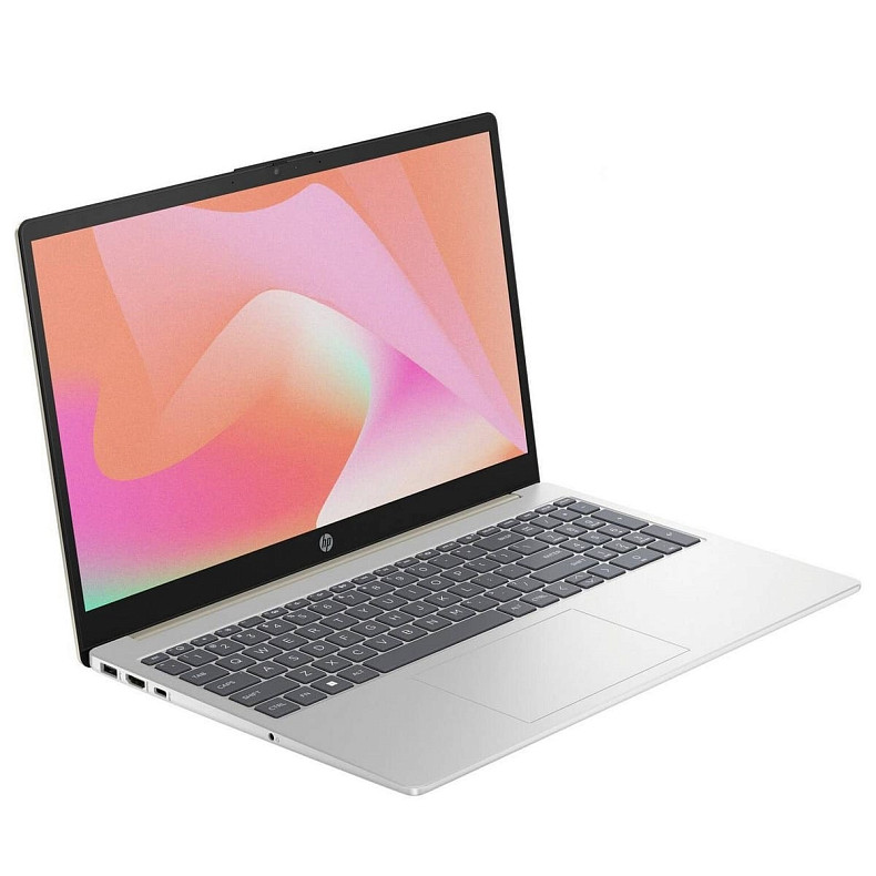 Ноутбук HP 15-fd0105ua 15.6" FHD IPS, 250n/i7-1355U (5.0)/16Gb/SSD512Gb/Intel Iris X/Підсв/DOS/Золотистий