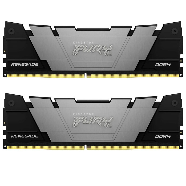 ОЗУ для ПК Kingston DDR4 32GB KIT (16GBx2) 4266 FURY Renegade Черный (KF442C19RB12K2/32)