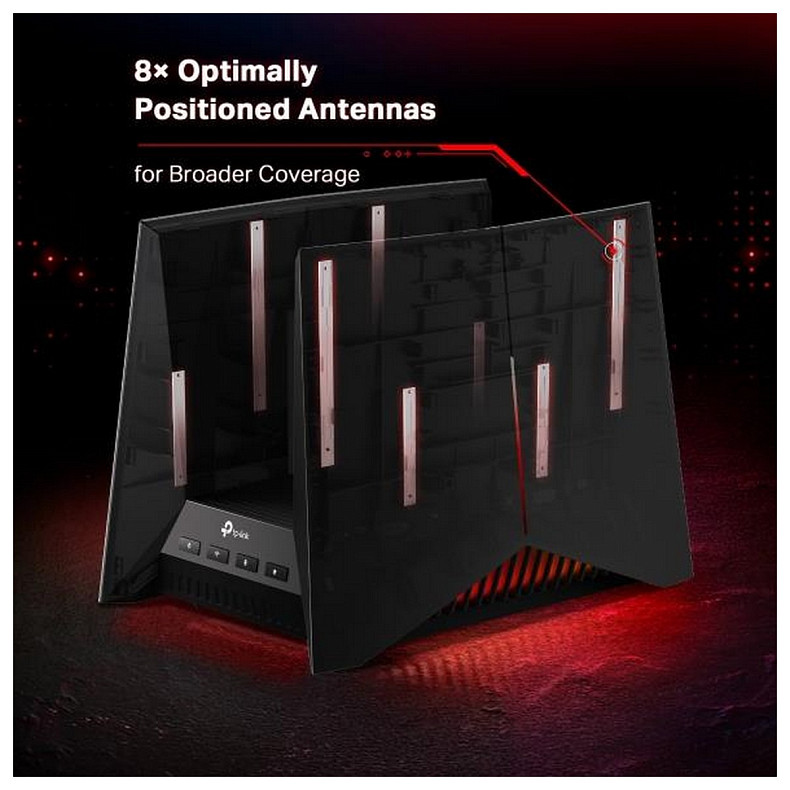 Wi-Fi Роутер TP-Link Archer GE800 BE19000 Tri-Band Gaming (ARCHER GE800)