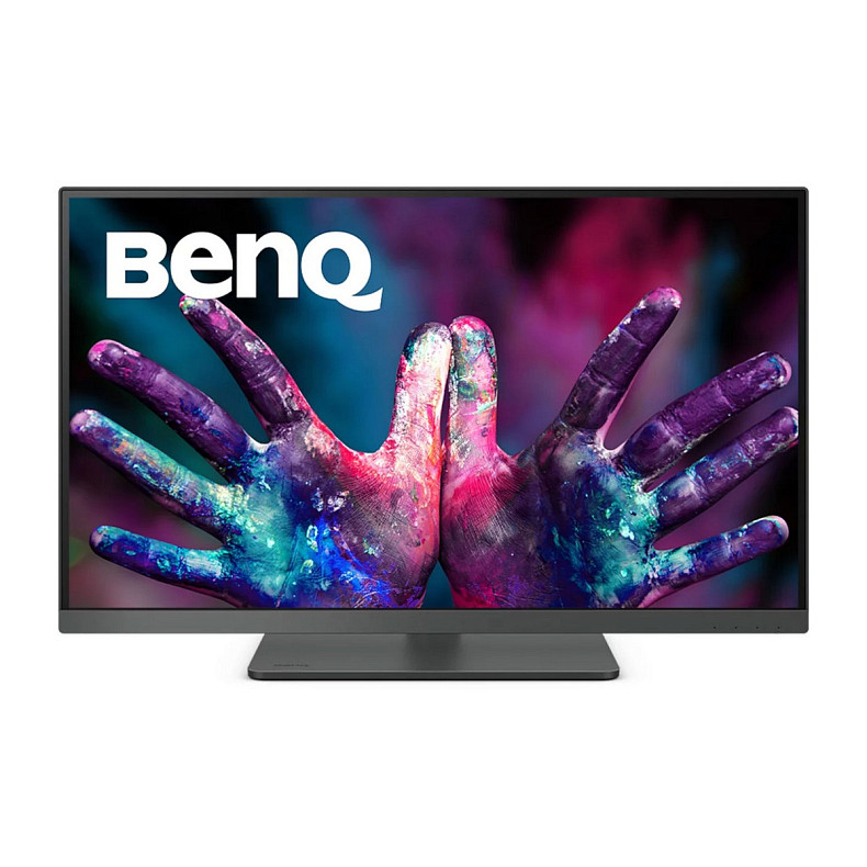 TFT 27" BenQ PD2705U, 4K UHD, IPS, 99% sRGB, HDMI, DP, USB-C, USB-hub, HAS, колонки, темно-серый