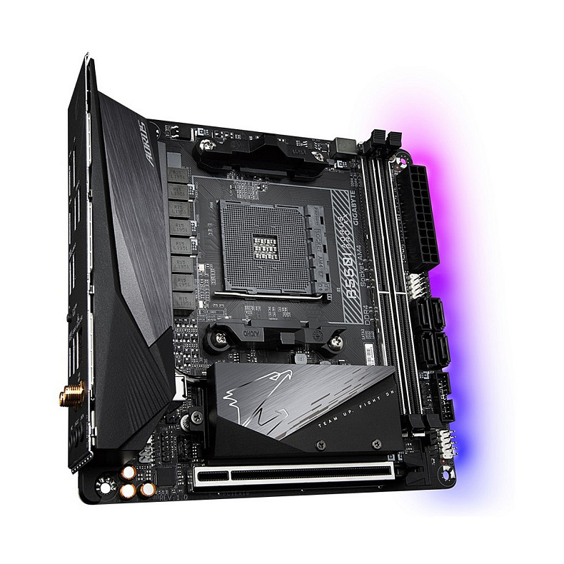 Материнская плата Gigabyte B550I Aorus Pro AX Socket AM4